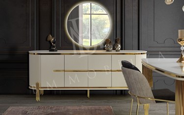 ENZA EKRU YEMEK ODASI TAKIMI