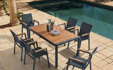 HECTORY İROKO BAHÇE MASA TAKIMI