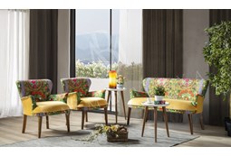 AGRA SARI ÇAY SETİ