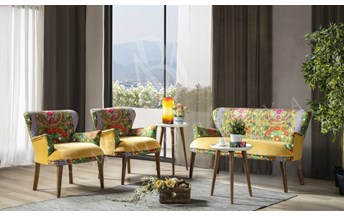 AGRA SARI ÇAY SETİ