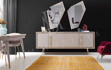 AREL GRİ YEMEK ODASI