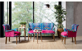 AGRA FUŞYA ÇAY SETİ