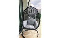 RATTAN SİYAH SALINCAK