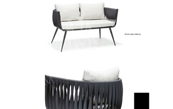 CLASS METAL İKİLİ SANDALYE